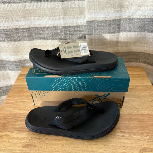Chaco’s Chillo Black Flip‎ Flop Size 6 - Picture 1 of 7